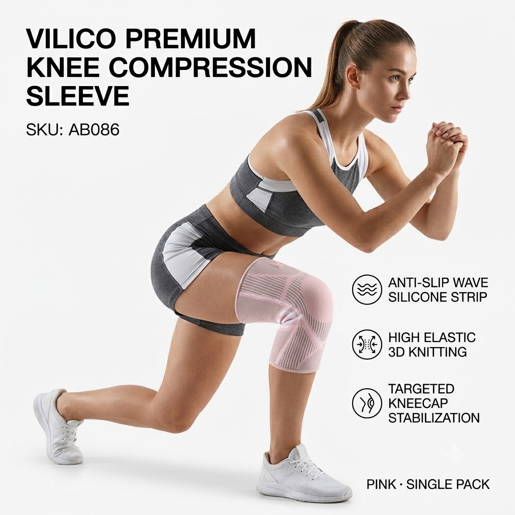Volleyball Knee Pad - 1PC 무릎 보호대 압박 무릎 패드