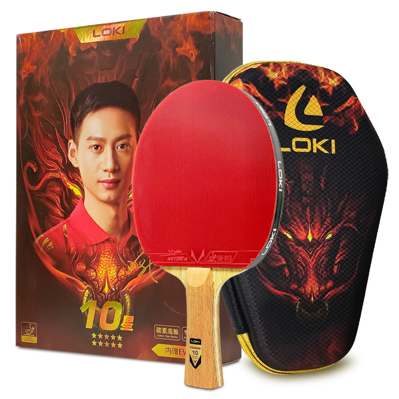 Badminton Racket Carbon - 오리지널 LOKI 탁구 라켓 드래곤 시리즈