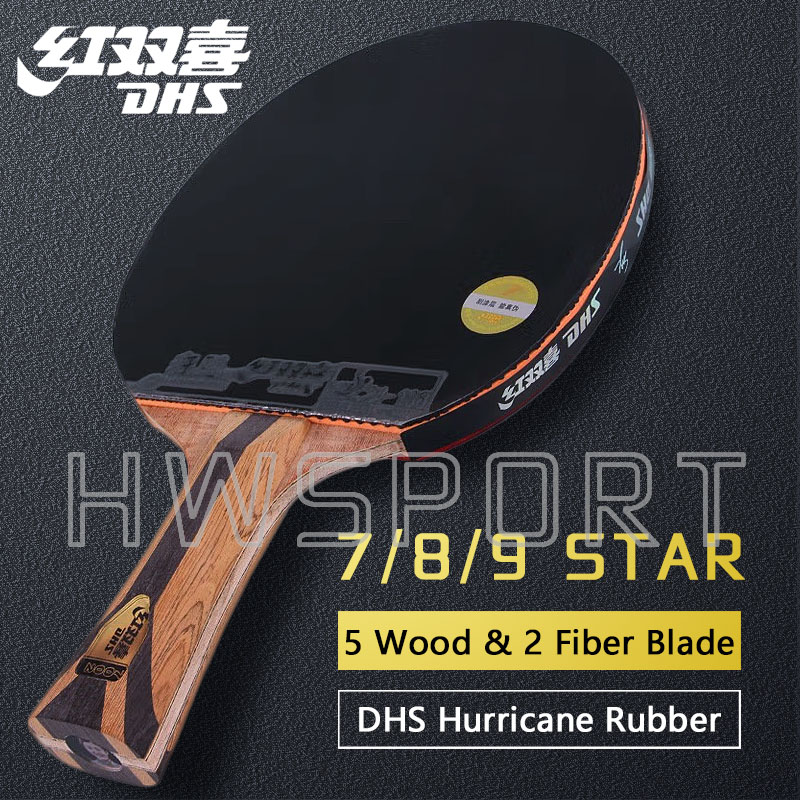 Badminton Racket Carbon - 기존 DHS 7 스타 탁구 라켓