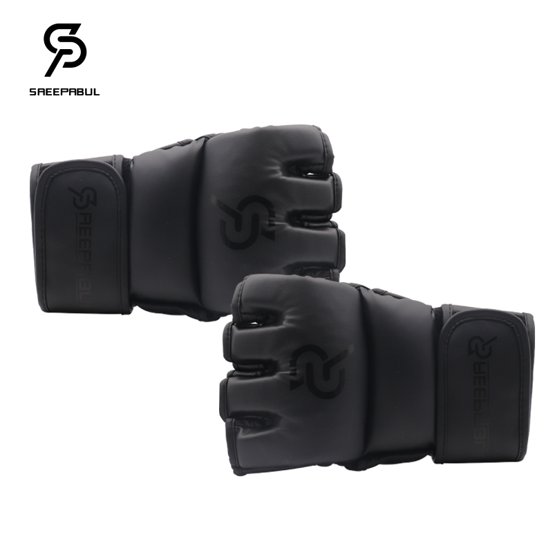 전문 MMA 반 손가락 싸우는 권투 장갑 두꺼운 산다  - Boxing Glove Set 리뷰 및 가격