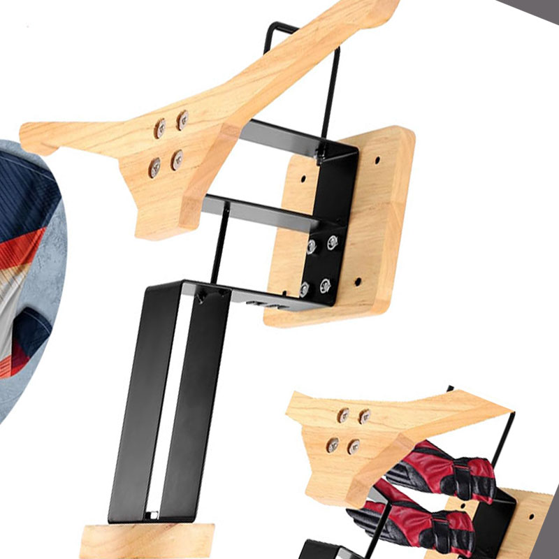 나무 오토바이 헬멧 홀더 벽걸이형 후크 디스플레이 랙  - Sports Equipment Holder 리뷰 및 가격