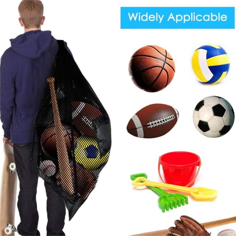 어깨끈이 달린 대형 메쉬 스포츠 가방, 농구, 배구,  - Sports Equipment Volleyball 리뷰 및 가격