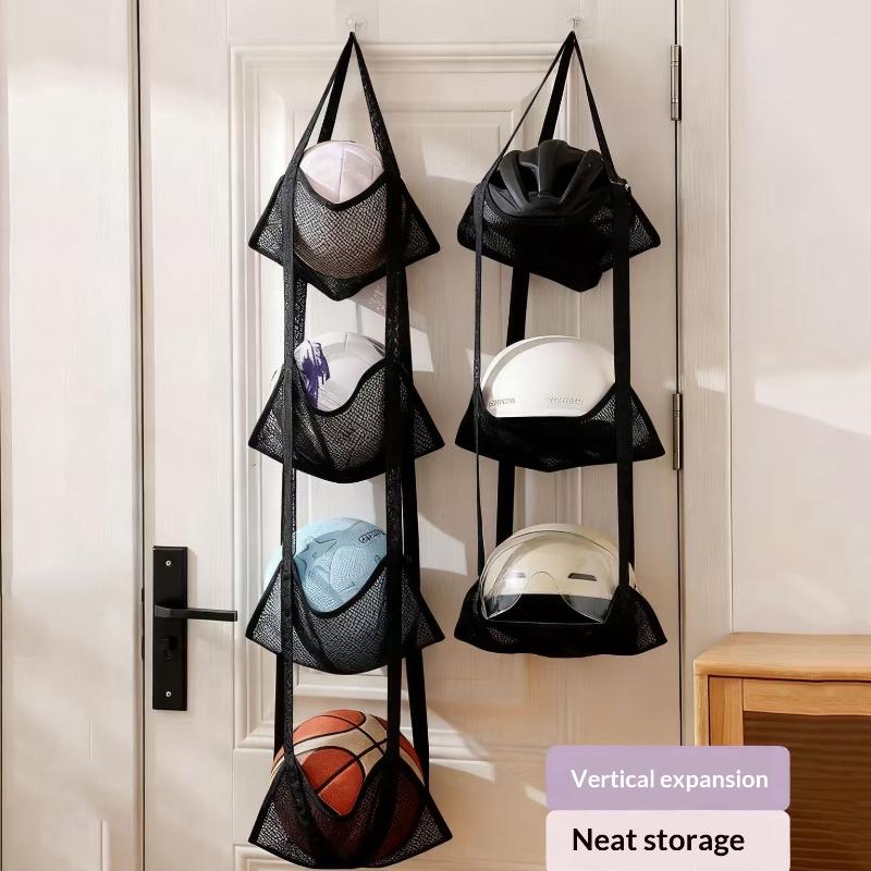 새로운 벽걸이형 볼 보관 가방 메쉬 포켓 정리함 농구  - Sports Equipment Holder 리뷰 및 가격