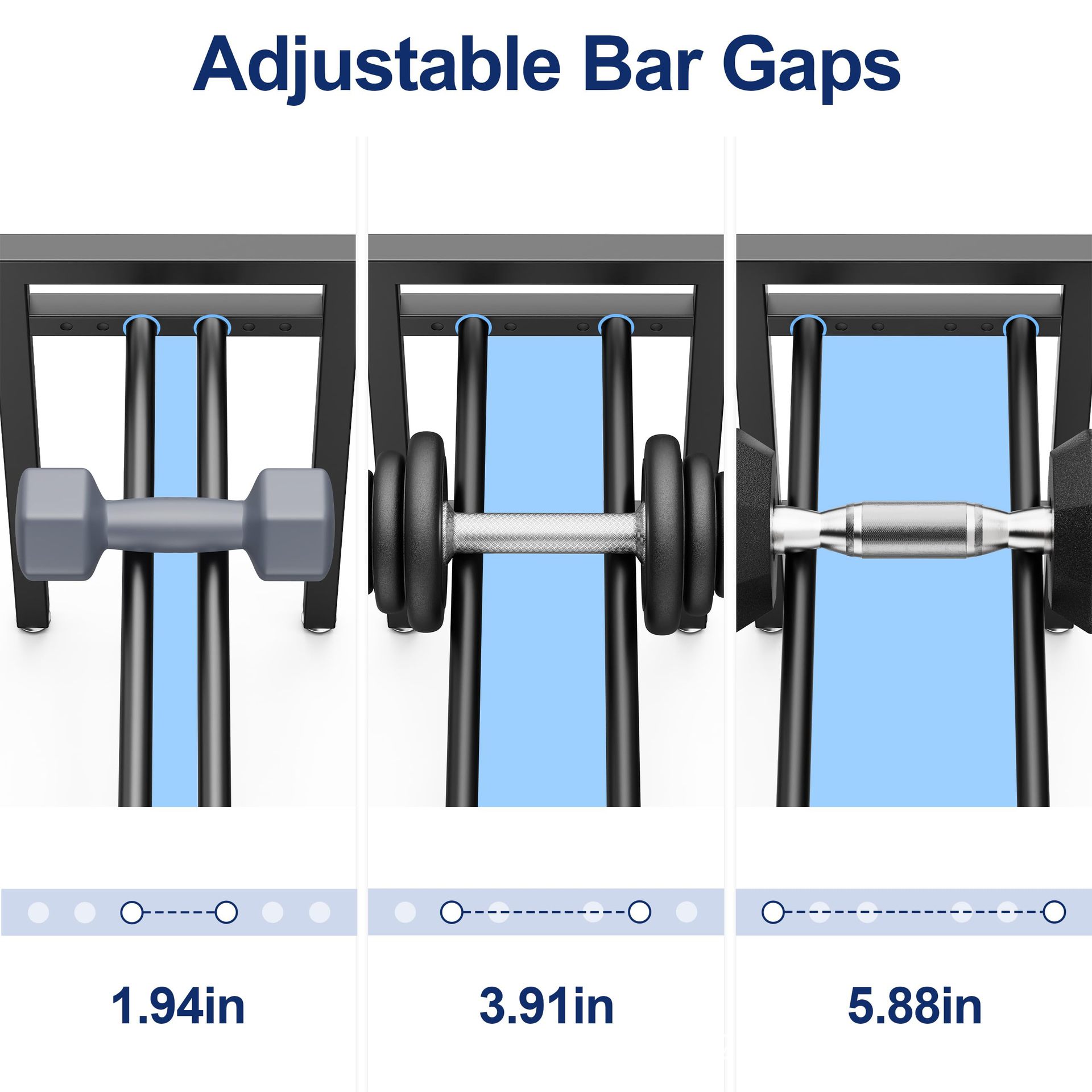 조절 가능한 금속 덤벨 랙, 홈짐용 덤벨 및 케틀벨 보 - Sports Equipment Holder 리뷰 및 가격