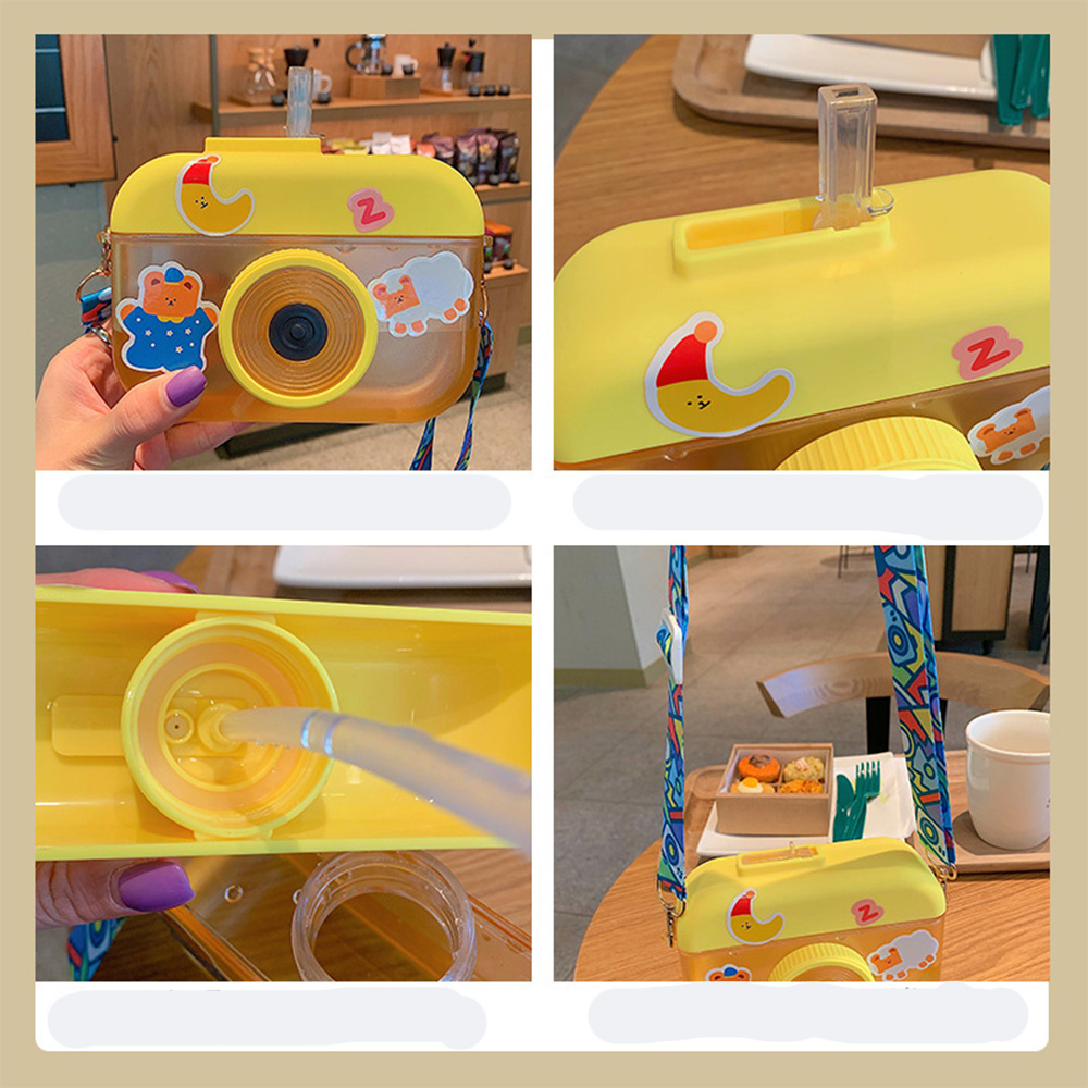 맞춤형 만화 카메라 디자인 물병, 남녀 어린이를 위한  - Sports Equipment In School 리뷰 및 가격