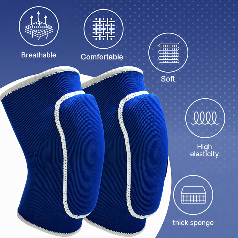 1 쌍의 탄성 팔꿈치 패드 두꺼운 스폰지 팔꿈치 무릎  - Volleyball Knee Pad 리뷰 및 가격