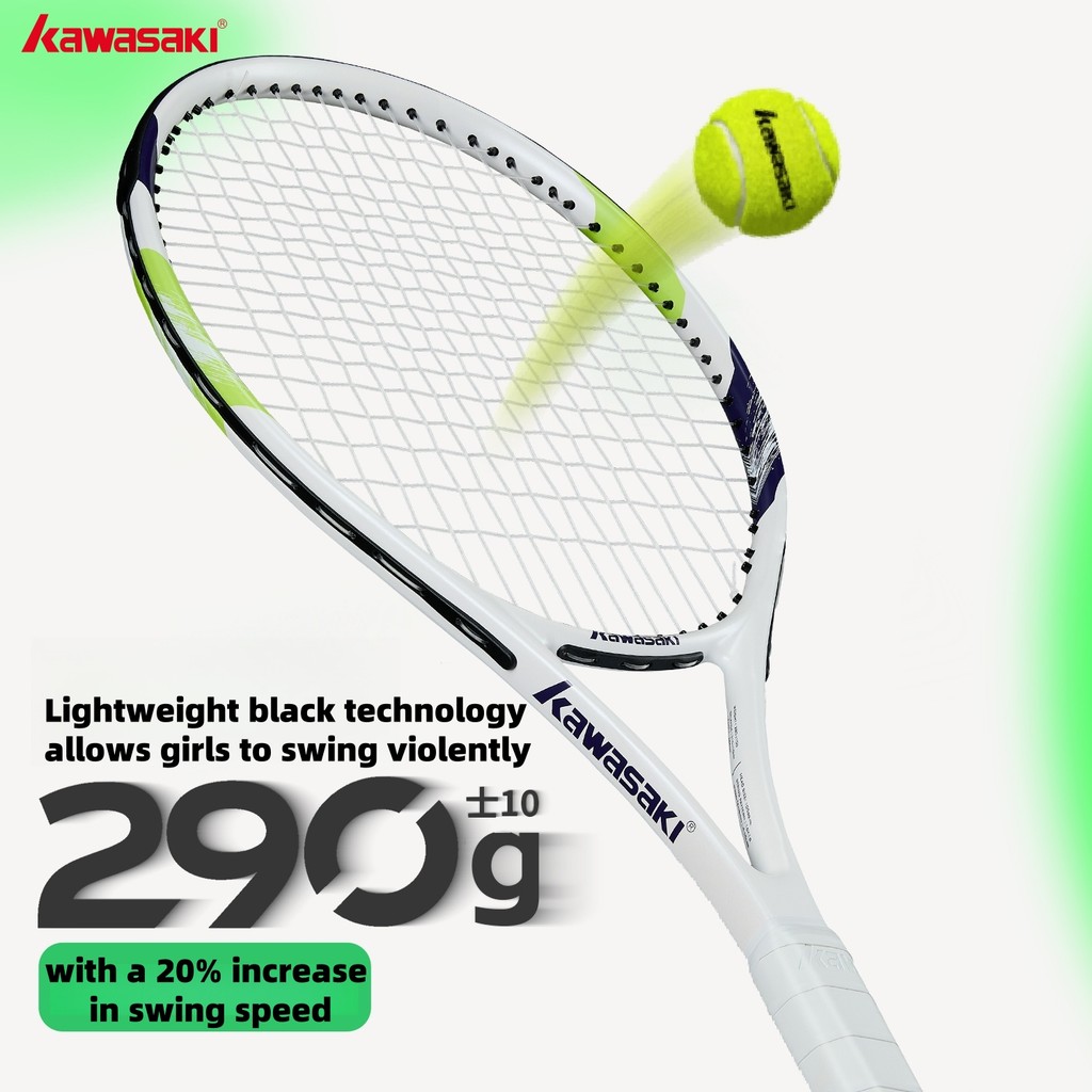 가와사키 라이트 테니스 라켓 세트 탄소 복합 라켓 세트 - Badminton Racket Carbon 리뷰 및 가격