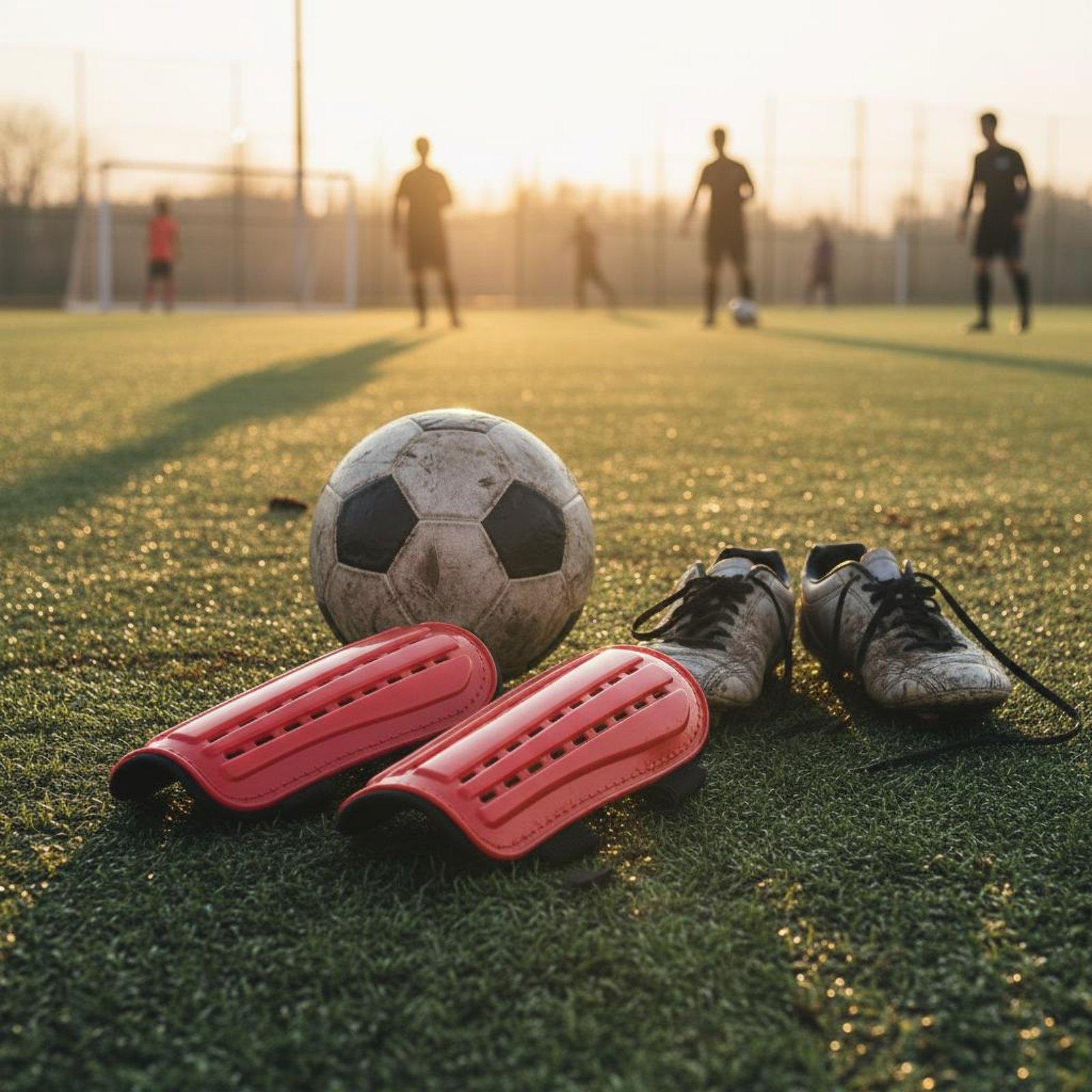 패스너 스트랩이 있는 축구 정강이 보호대, 성인용 축구 - Sports Equipment Training 리뷰 및 가격