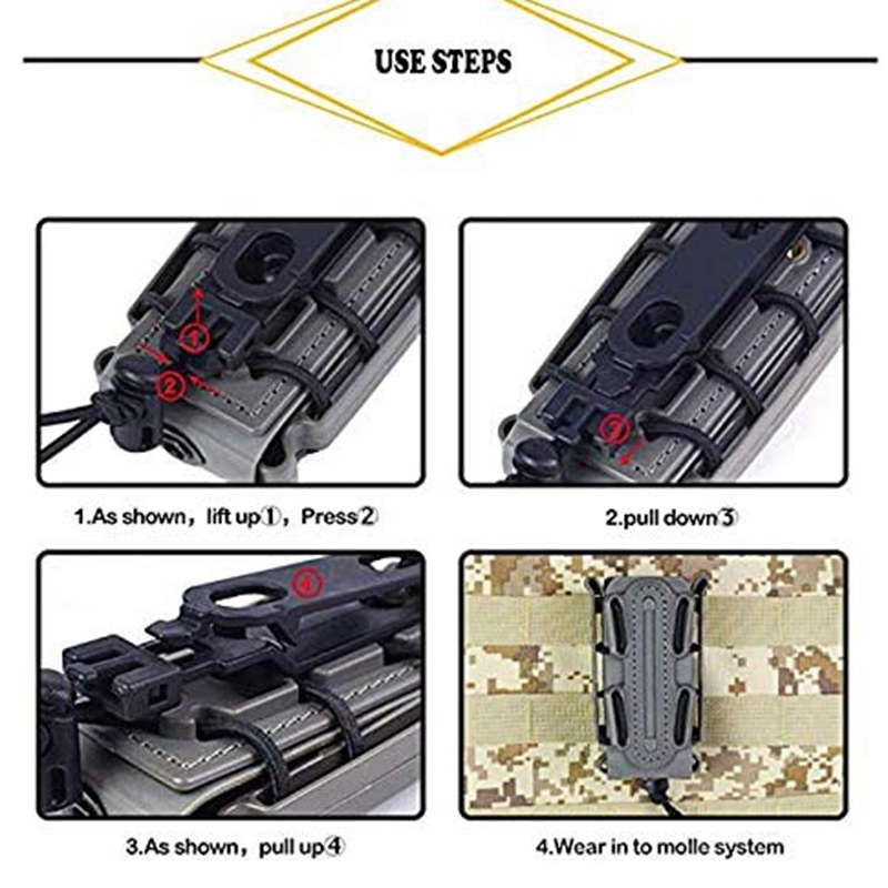 9mmTacticalMolleBeltClipStorag - Sports Equipment Holder 리뷰 및 가격