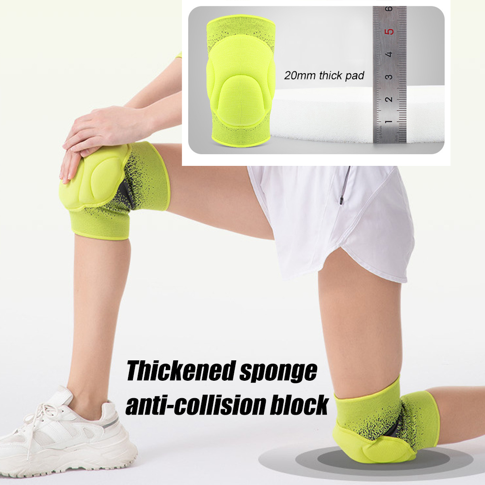 1쌍의 두꺼운 스폰지 무릎 패드 무릎 보호대 - 고탄성 - Volleyball Knee Pad 리뷰 및 가격