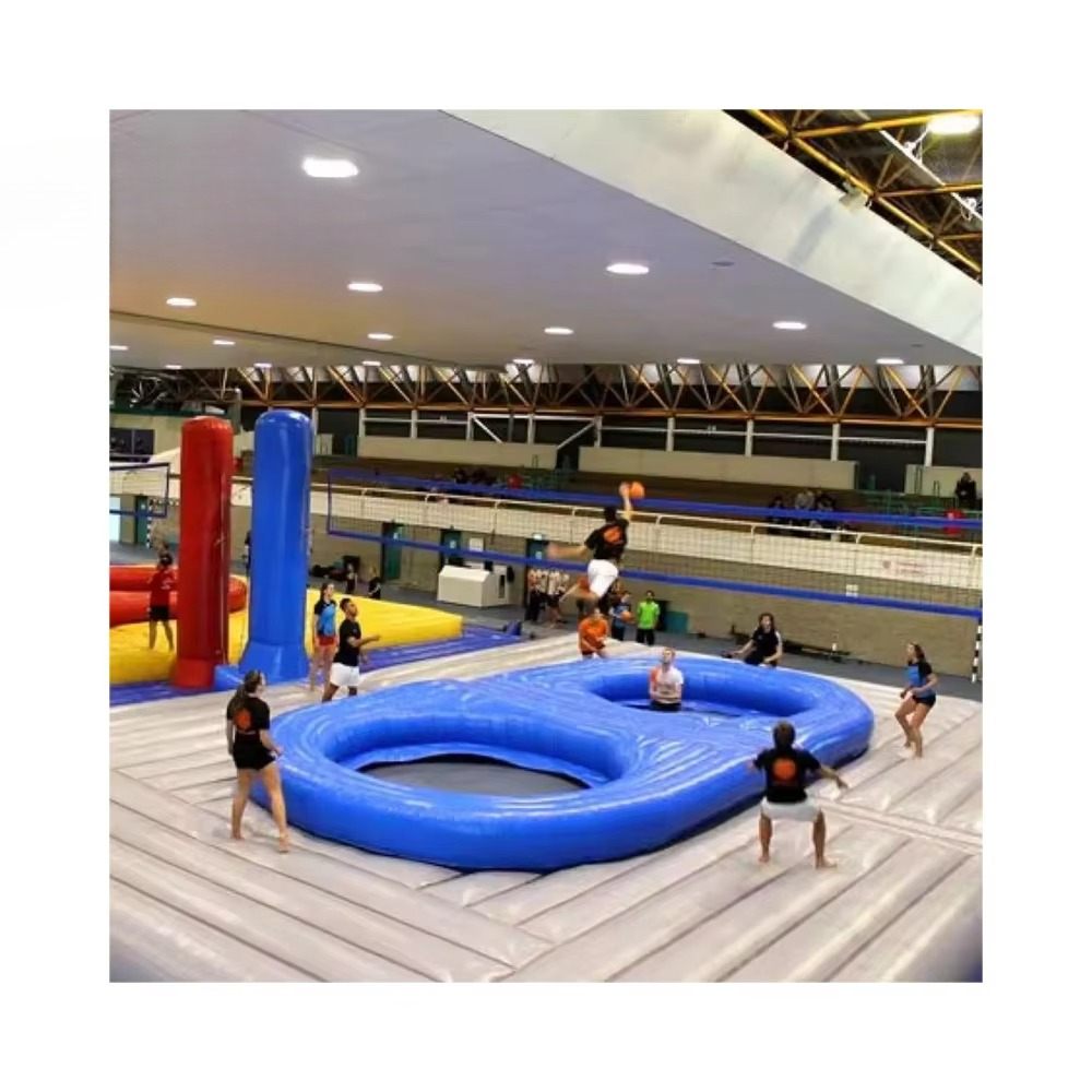 네트가 있는 풍선형 수상 배구 트램펄린 코트 - 야외  - Sports Equipment Volleyball 리뷰 및 가격