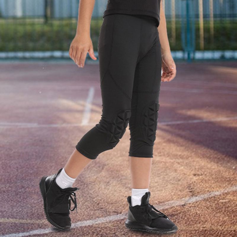 무릎 패드가있는 청소년 소년 카프리 바지 농구 배구 축 - Volleyball Knee Pad 리뷰 및 가격