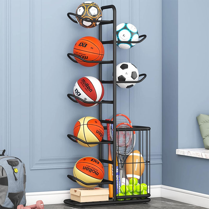 스포츠 공 보관 랙 농구 배드민턴 배구 독립형 스포츠  - Sports Equipment Holder 리뷰 및 가격