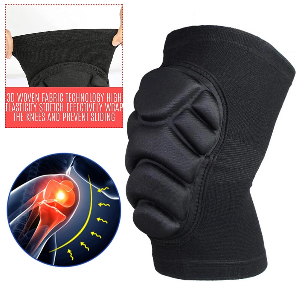 1 쌍 두꺼운 스폰지 무릎 패드 팔꿈치 슬리브 회피 스 - Volleyball Knee Pad 리뷰 및 가격