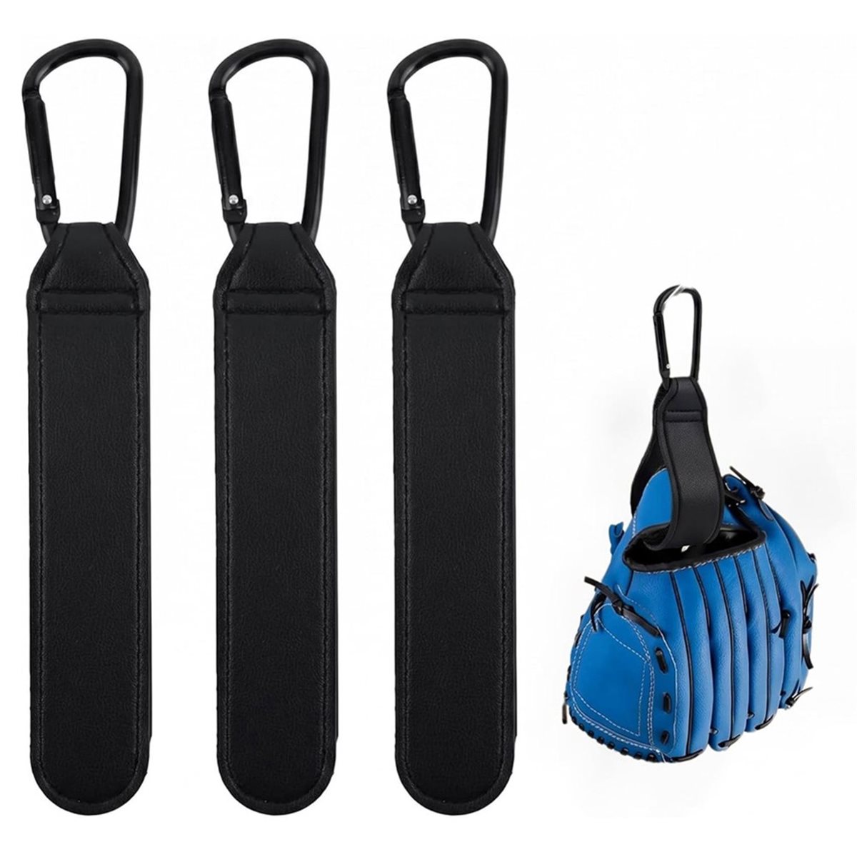 조절 가능한 야구 글러브 클립 3개, 가방 걸이용, 건 - Sports Equipment Holder 리뷰 및 가격